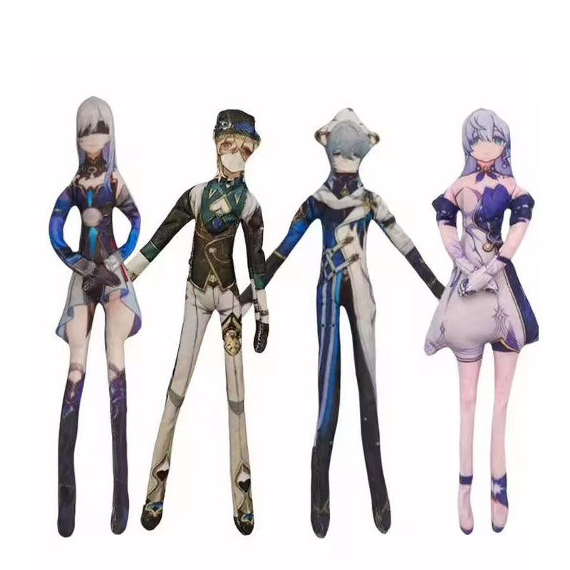 Game Honkai Star Rail Aventurine Blade Boothill Robin Cosplay Doll Plush Stuffed Flexible Iron Wire Abstract Figure Dolls