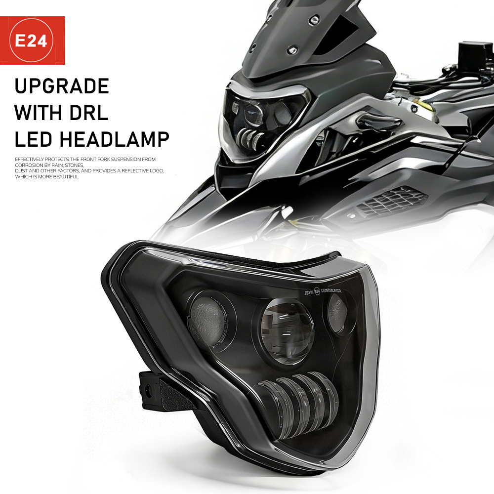 LED Headlight Assembly for BMW G310GS G310R E-Mark Approved Head Light Front Lamp for G310GS/ G310R 2016-2024 Accessories