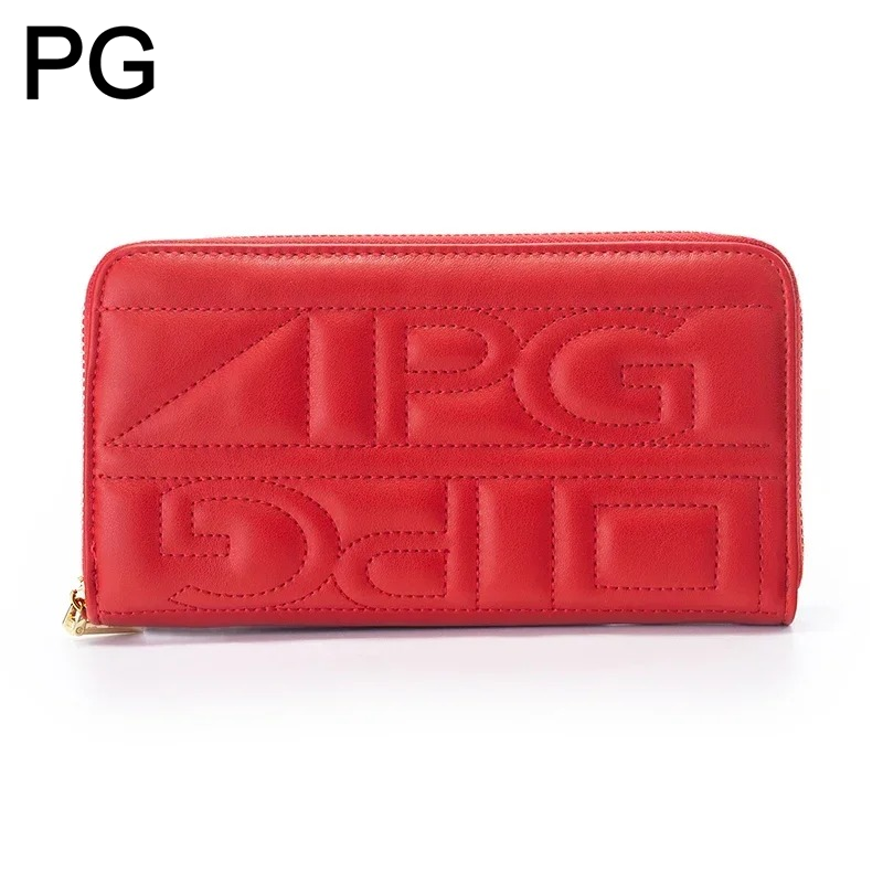 PG Women Wedding Bag Embossed Long Smooth Large Capacity Multiple Cardholders High Quality Versatile Light Luxury Zero Wallet