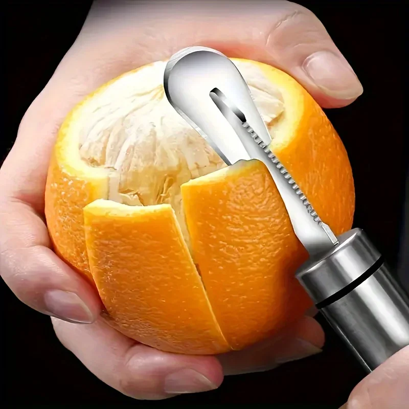 Stainless Steel Tangerine Tangerine Tangerine Navel Orange Open Fruit Pomelo Artifact Stall Home Peeling