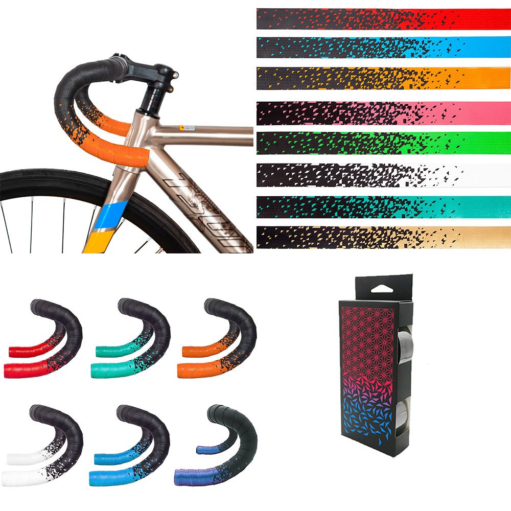1 pair Non-Slip Cycling Bike Accessories Racing Bicycle Handlebar Tape Bicycle Wrap Handlebar Belt Bike Tapes