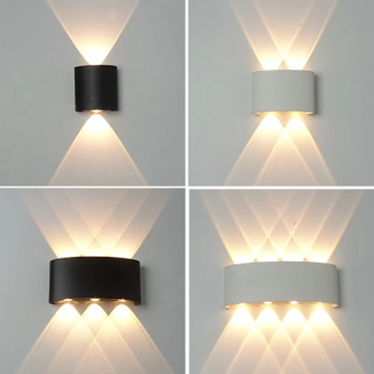 Led Wall Lamp outdoor Stair Light Fixture Bedside Loft Living Room Up Down Home Hallway Lampada 2W 4W 6W 8W 10W 12W Wall Sconces