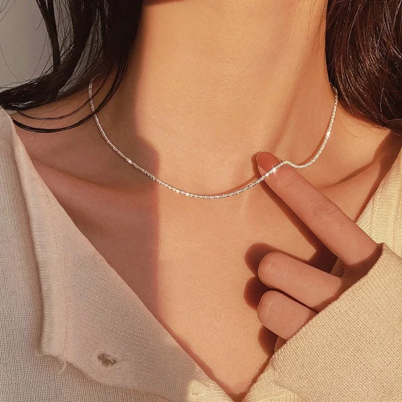 2025 New European and American Style Simple Fairy Mori Necklace Bracelet Choker Choker Starry Sky Collar Necklace Bracelet