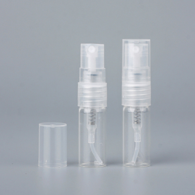 Portable 5ml Refillable Spray Bottle Flower Pattern Mini Empty Cosmetic Containers with pendant Spray Atomizer