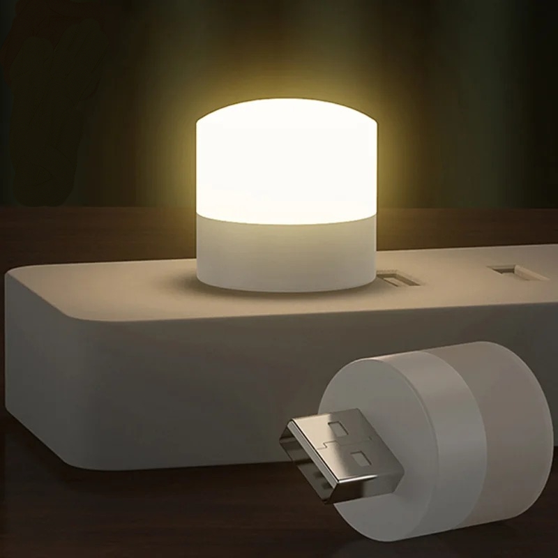 Portable USB 5V LED Reading Lamp Mini Book Light Foldable Camping Night Lights Table Lamps for Power Bank Notebook Laptop