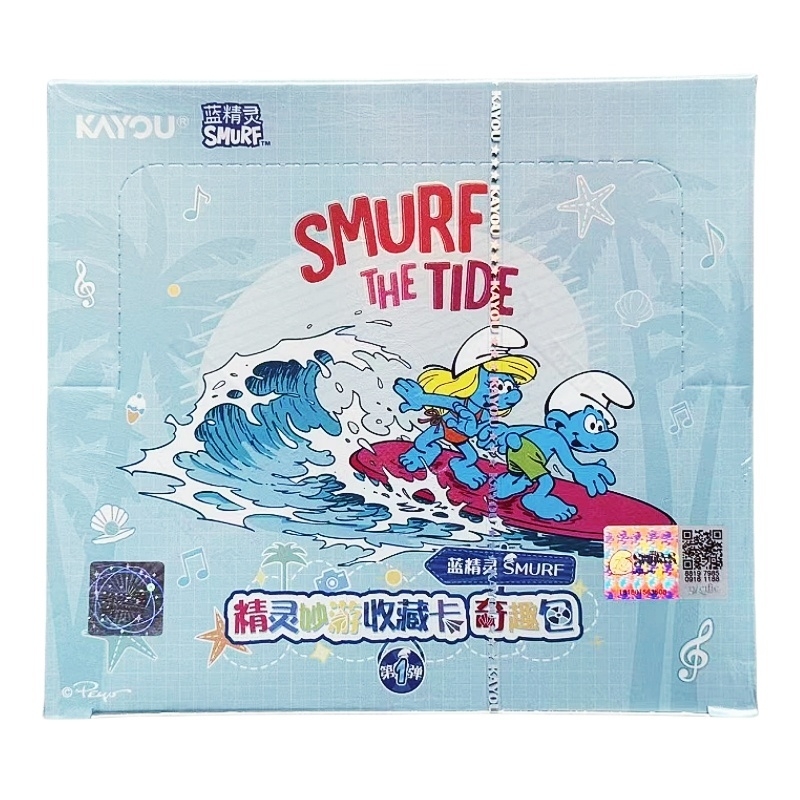 KAYOU Genuine The Smurfs Gargamel Anime Character Collection Hobby Card Happy Home Family Toy Children's