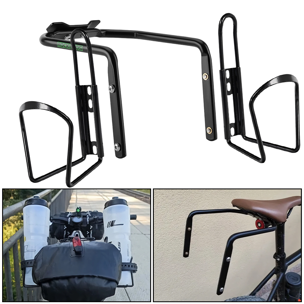 Bicycles Tail Saddle Bag Stabilizer Fixed Bracket Water Bottles Holder Aluminum Alloy Support Mount Biking Cycling Accessories