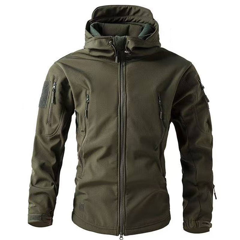 Men's Winter Softshell Waterproof Cargo Jackets Male Hoodie Coat Fishing Hiking Camping Climbing Skiing Hunting Outdoor royal cargo jacket