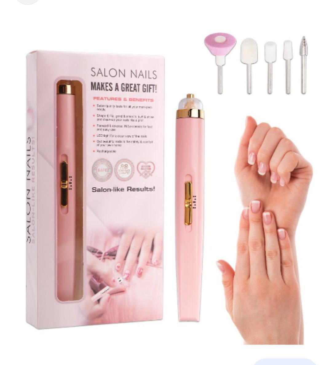 1 Set Electric Nail Drill Machine Nail Grinder Portable Polishing Machine Mini Manicure Art Pen Tools for Gel Removal