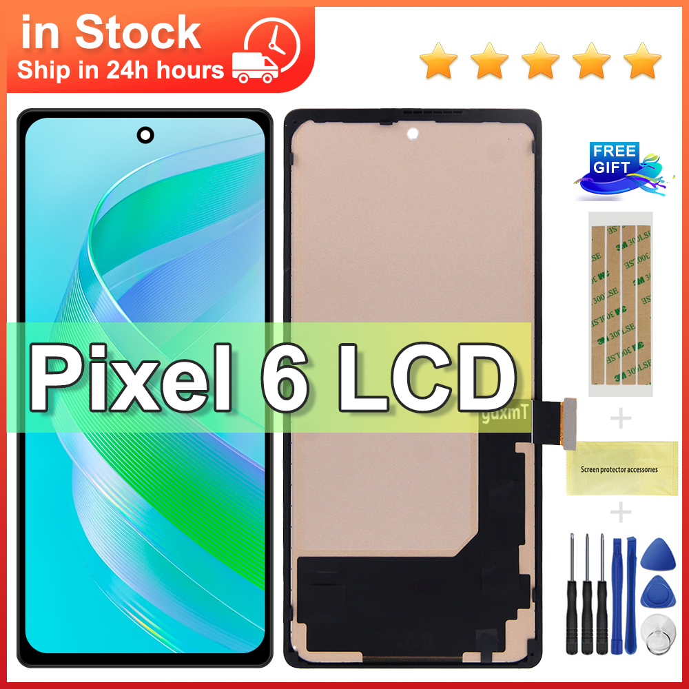 6.4"Tested For Pixel 6 LCD For Pixel 6 GB7N6 G9S9B16 G9S9B LCD Display Touch Screen Digitizer Assembly Replacement