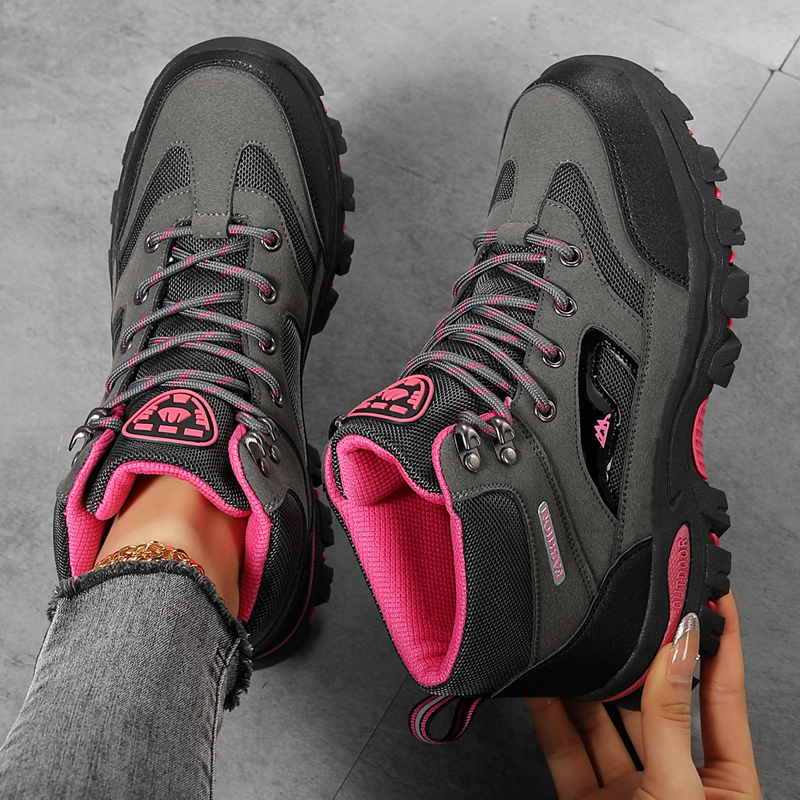 Hiking Shoes Male Waterproof Non-Slip Casual Sneakers Women Wear-Resistant Outdoor Walking Breathable Hiking Boots