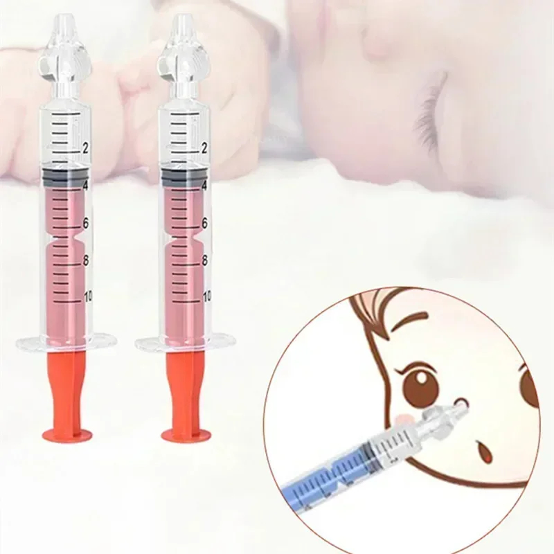10ml 2pcs Needle Tube Baby Nose Washer Baby Nasal Cleaner Baby Nose Washer for Children and Infants Baby Nasal Irrigator