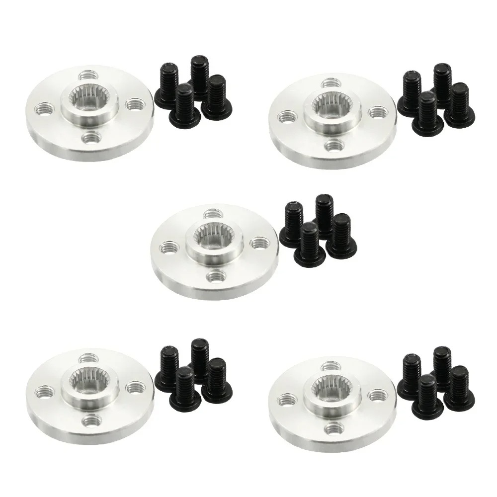 5/10 Pcs Metal Steering Gear Disc Stent 25T Servo Arm Round Type for MG995 MG996R MG945 MG946 Rc Servos ACE Robot Car