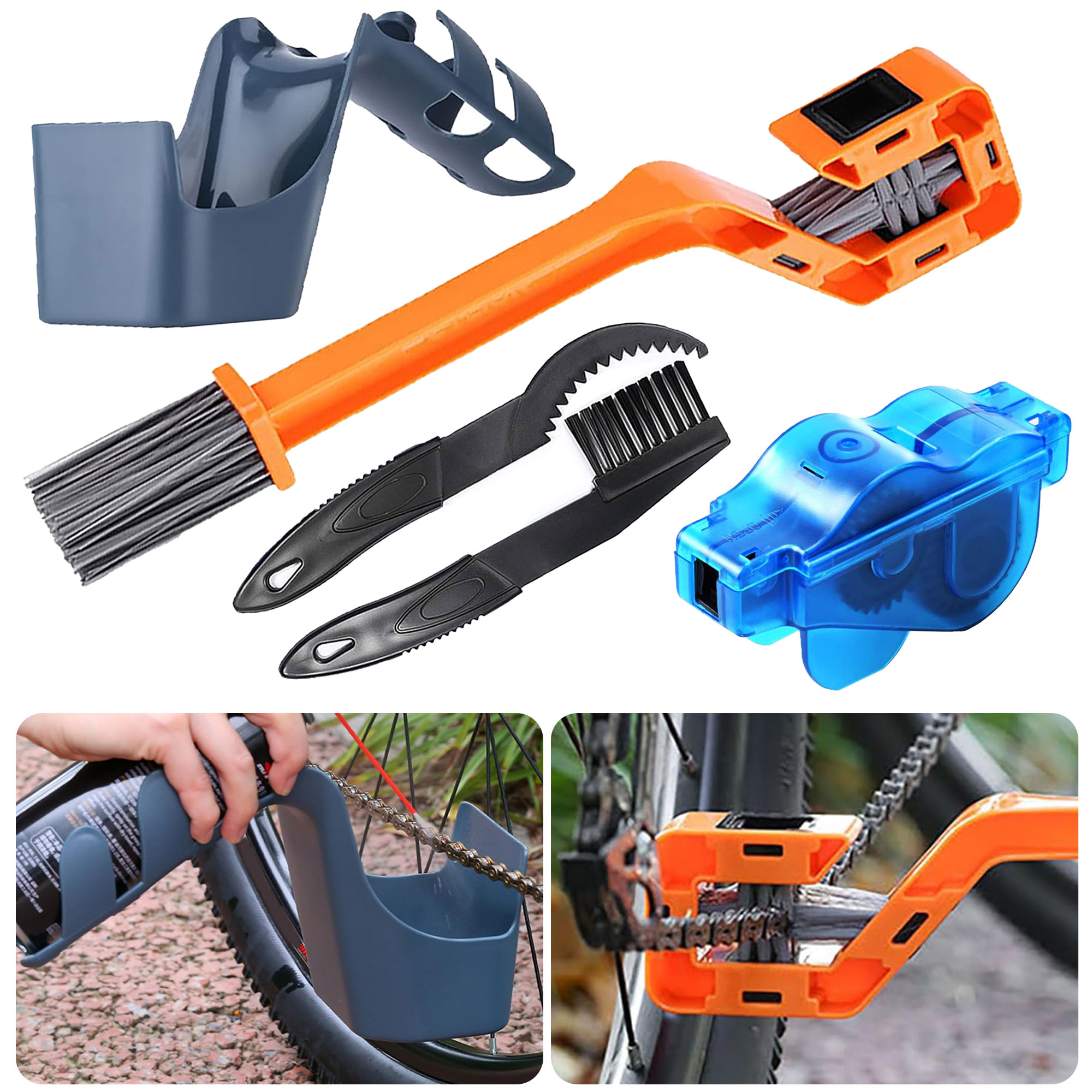 High Quality Portable Plastic Bicycle Chain Cleaner Brush Sc Washer Machine for MTB Mountain Road Bike Cycling Parts