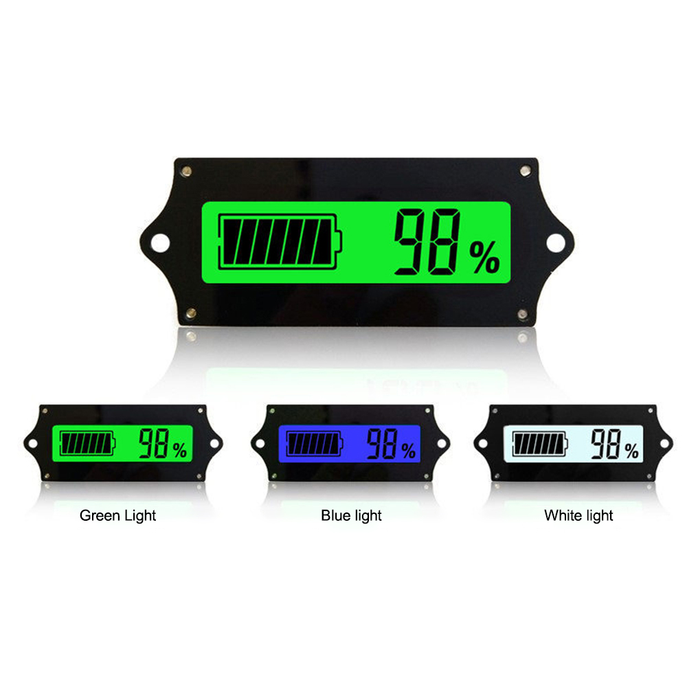 12V 24V 36V 48V 60V 72V 84V Li-ion Battery Capacity Indicator Car Motorcycle Digital Voltmeter 9-120V GY-6ST Voltage Tester pen gpt