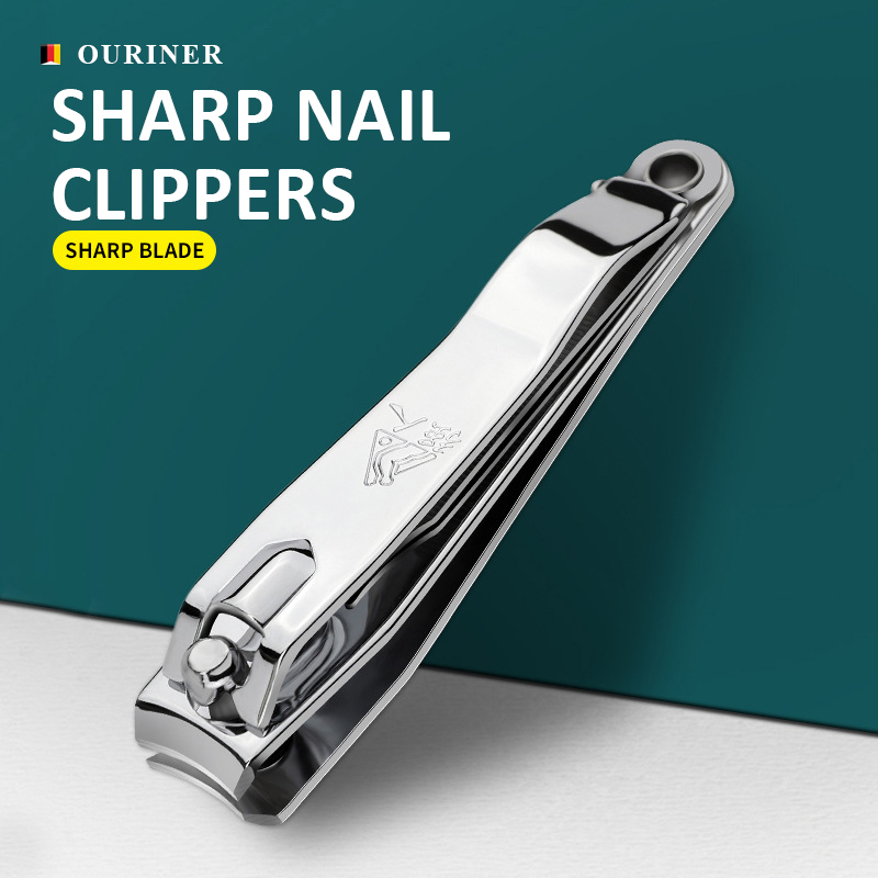 Nail Clippers Stainless Steel est Nail Cutter Duty Curved Edge for Men Women Swing Out Nail Cleaner/File