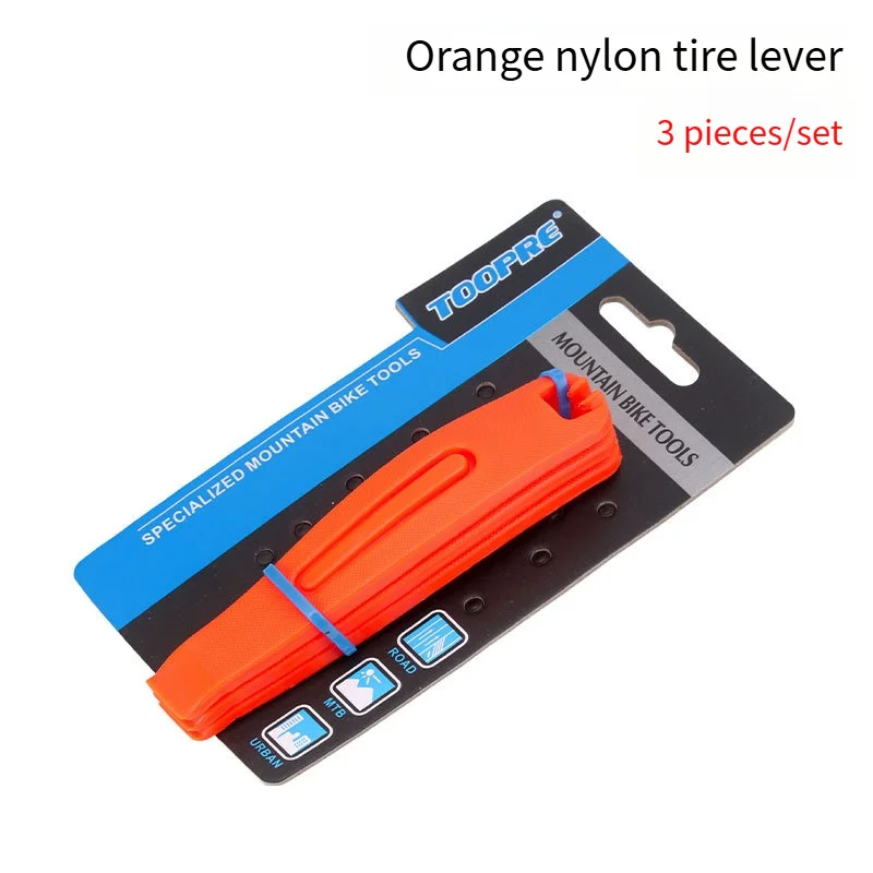 Three piece bicycle tire pry bar, mountain road bike tire repair pry bar, nylon tire pry bar, tire digging and repair bar