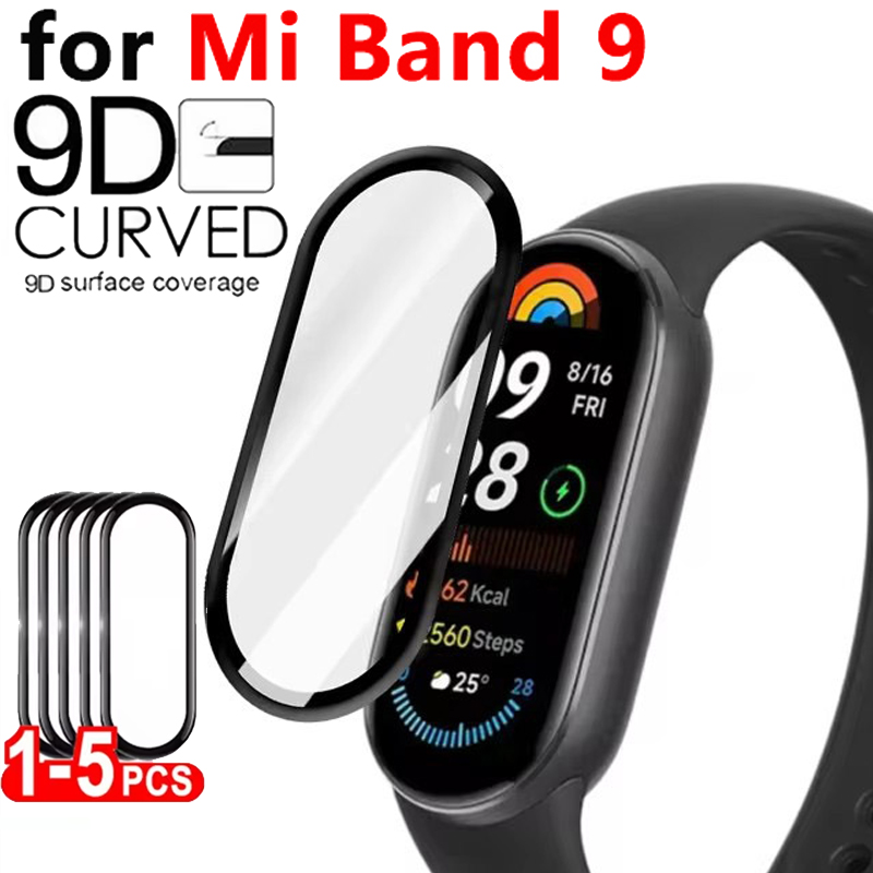 Screen Protectors For Xiaomi Mi Band 9 Smart Watch Accessories Anti-scratch Film For Xiaomi Mi Band 9 Protective Film Not Glass