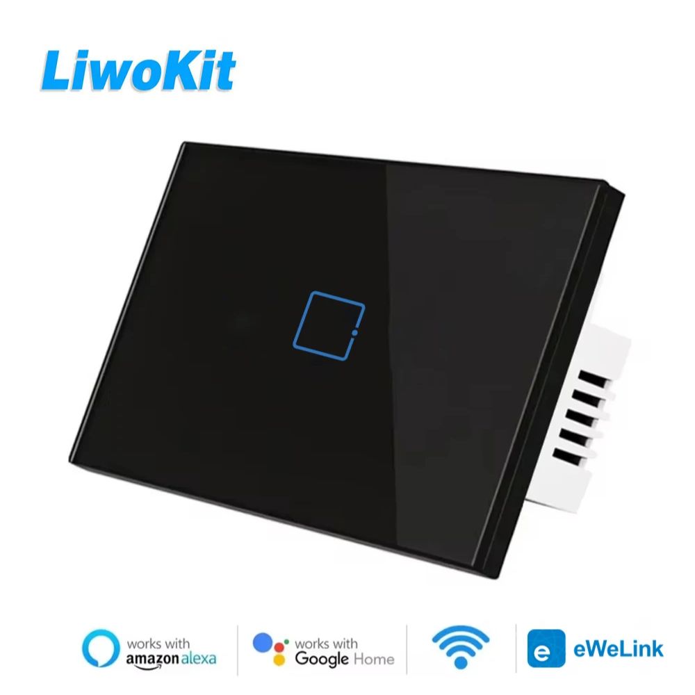 LiwoKit Zigbee Smart Switch Us EWelink App Bluetooth RF Alexa voice control neutral wire Install
