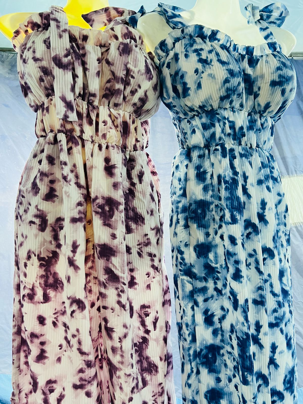 New 2025 Summer Hot Women's Floral Jumpsuit Dress | Multicolor Printed Tube Women Elegant Formal Dresses