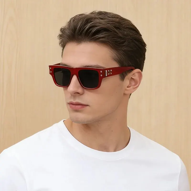 2026 New Steampunk Oversized Square Sunglasses Unisex Premium Designer UV400 Shades For Travel Party