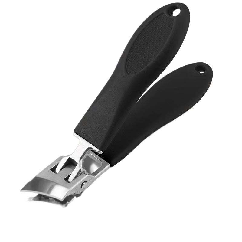 Wide Jaw Opening Nail Clippers Large Size Stainless Steel Anti-Splash Cutter for Thick Hard Nails Manicure Pedicure Tool