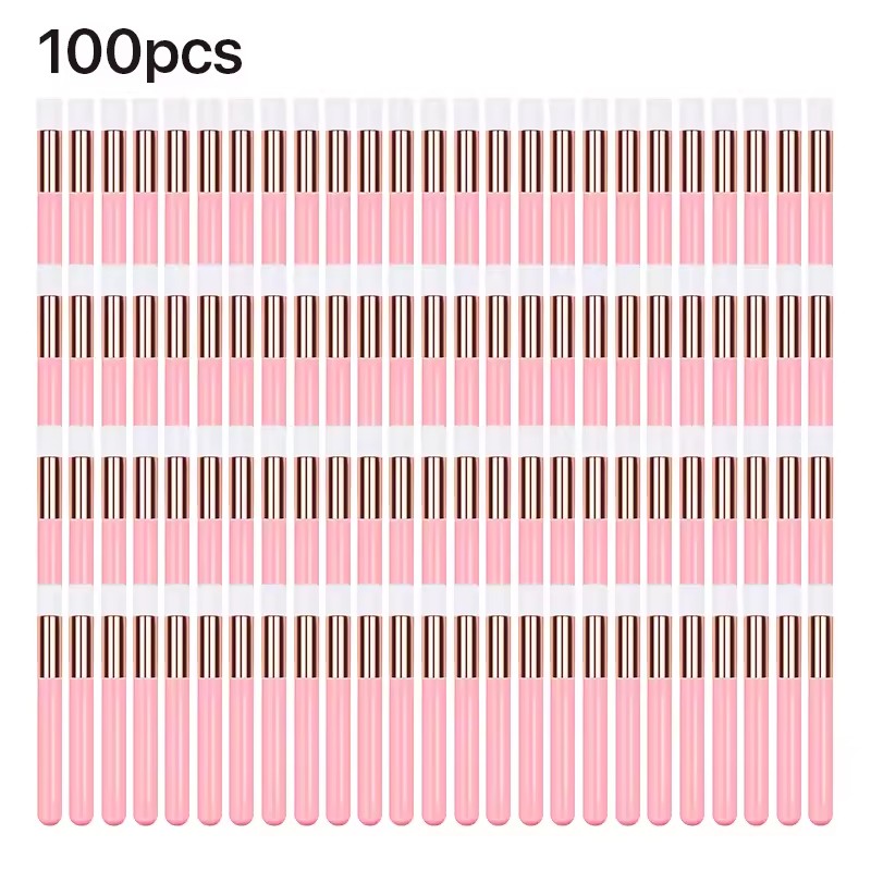 50/100pcs Eyelash Cleaning Brush Lash Shampoo Brush for Eyelash Peel Off Blackhead Remover Makeup Tools