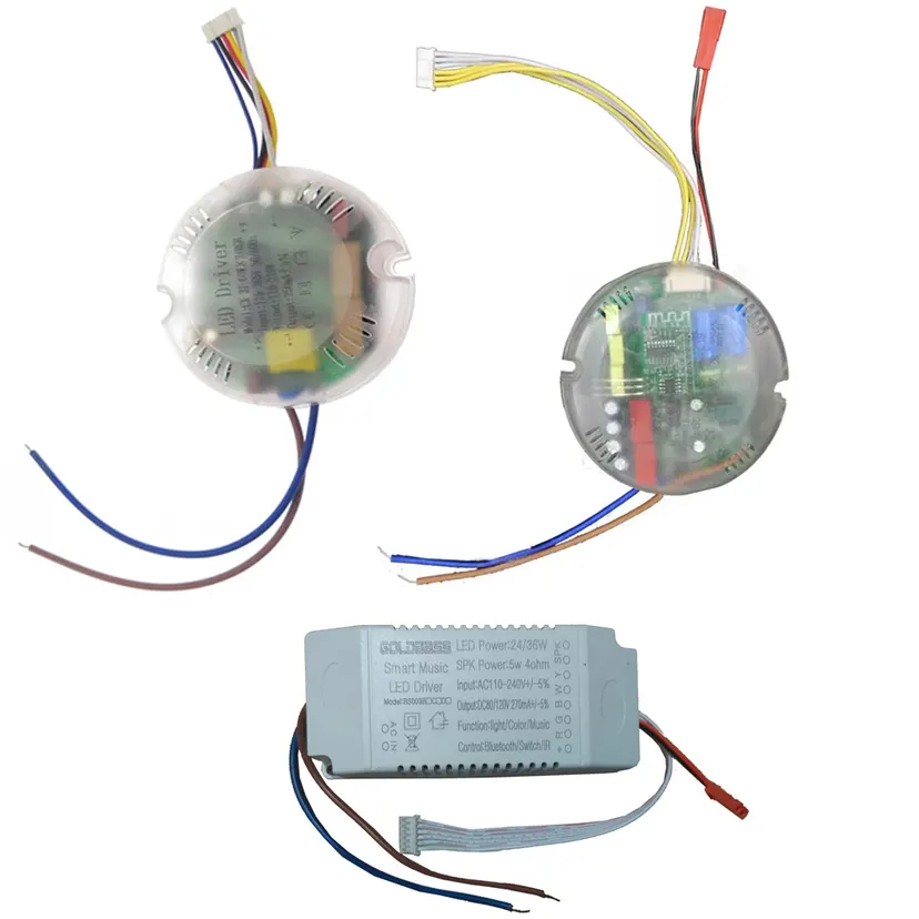 Smart LED driver with Bluetooth Speaker APP Remote Control 36W RGBW Dimmable use Ceiling light power supply lightify