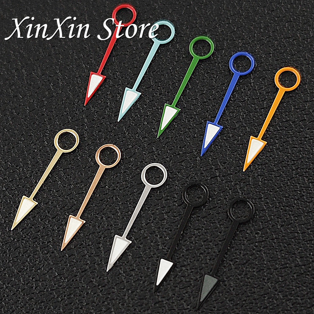 GS Watches Pointers NH34 GMT 12.5MM Hands Green Luminous Red Green Black Orange Watches Pointers Fit NH34A 4R34 NH35 Movement