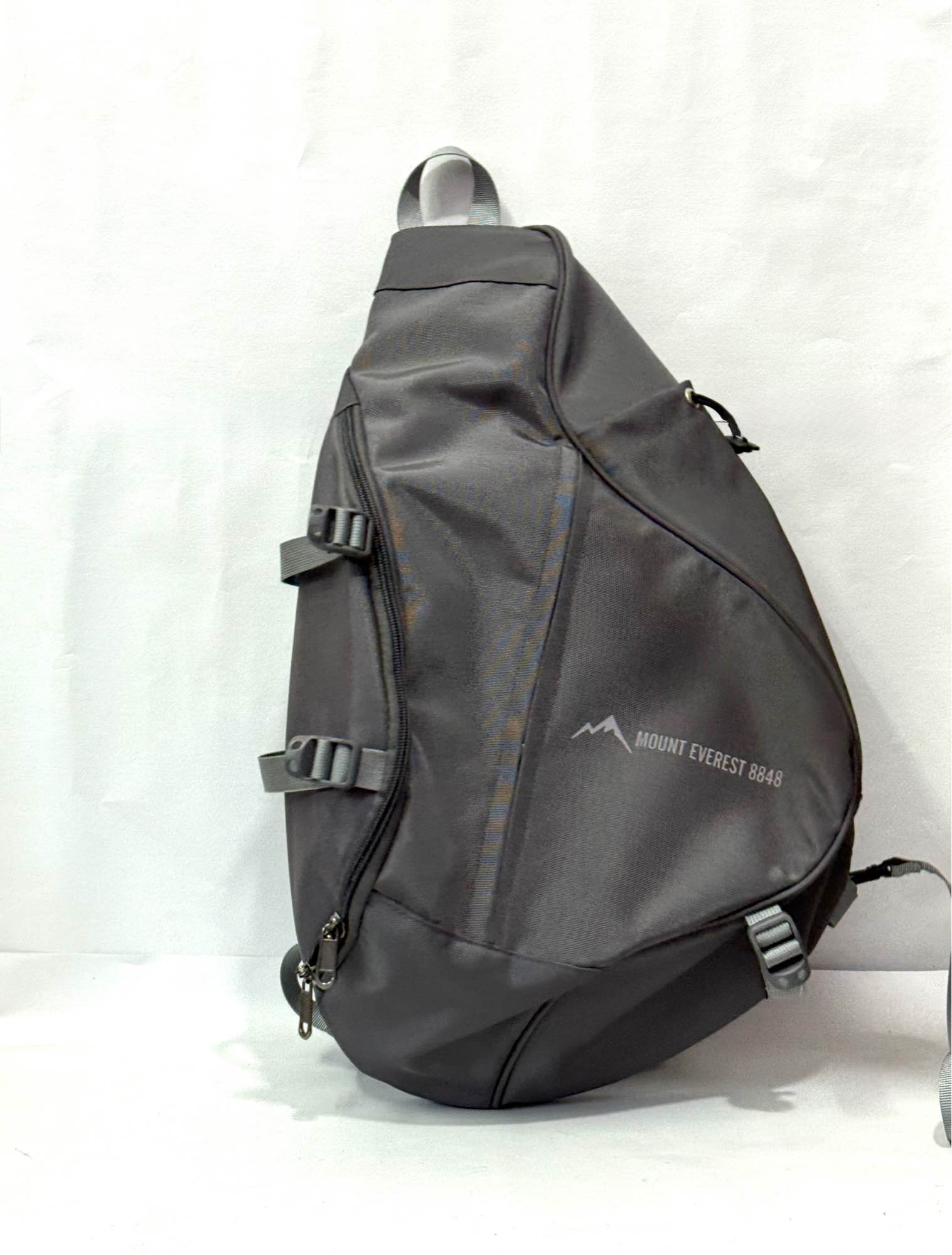 Fashion Solid Color Men's Chest Bag Multiple Pockets Multifunctional Oxford Cloth Shoulder Bag Large Capacity Sports Crossbody Bag Male