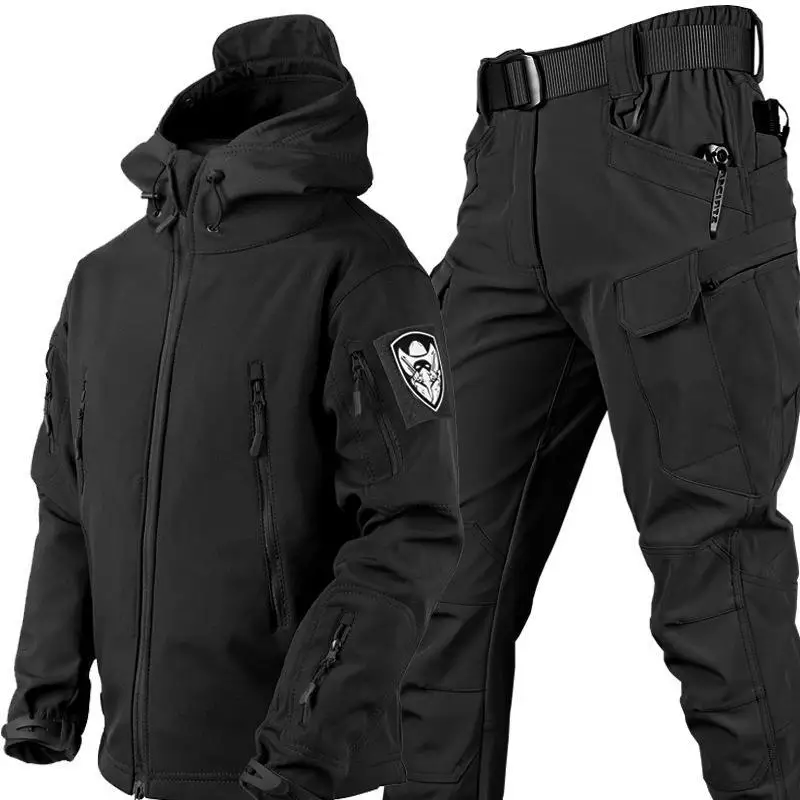 Fleece Softshell Jacket Men Winter Jacket Waterproof Mens Windbreaker Hiking Jacket Men Suit Tracksuit jomsom jacket