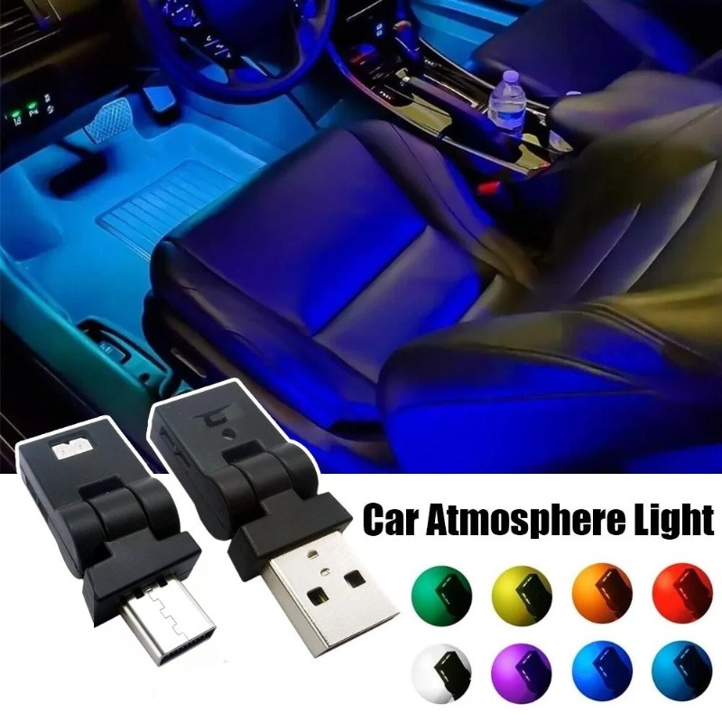TPYE-C LED Smart Laptop Keyboard Light Home Office Decoration Night LED Atmosphere Lamp Mini LED Car Interior Emergency Lighting lightify