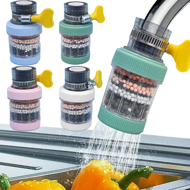 Kitchen Water Saver Tap 360 Degrees Rotate Faucet Nozzle with Adjustable Faucet Sprayer Sprinkler Tap Water Aerator Connector
