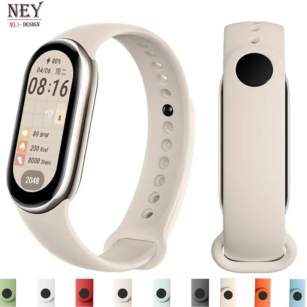 Silicone Strap for Mi Band 10 9 8 Strap NFC Sport Bracelet pulseira Correas Smart Band 10 9 8 Accessories