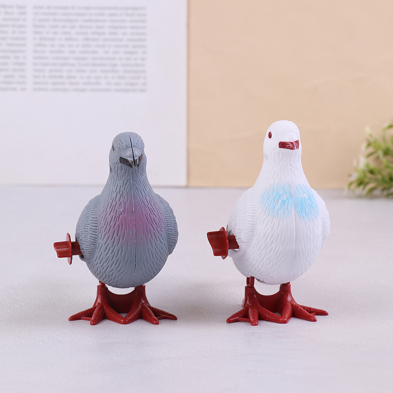 1 Pc Clockwork Jump Toys Cute Jumping Pigeon Clockwork Simulation Animal Jumping Animal Clockwork Toys For Kids Boys Girls Toys