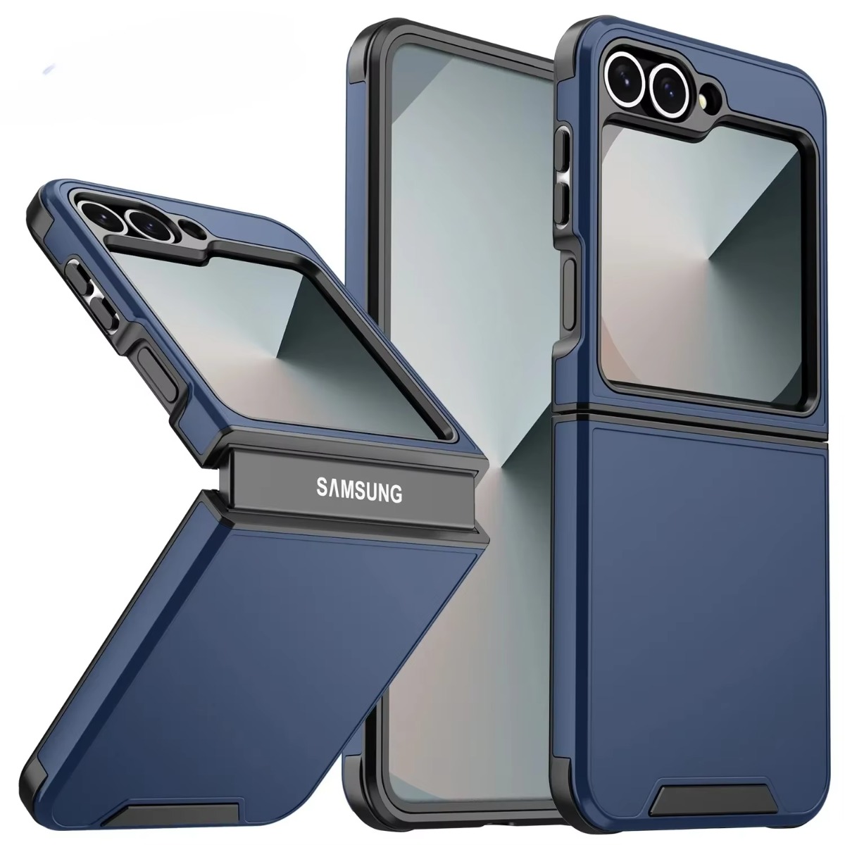 Luxury For Magsafe Magnetic Shockproof Hard PC Armor Phone Case For Z Flip 7 FE 4 5 6 5G Support Wireless Charge