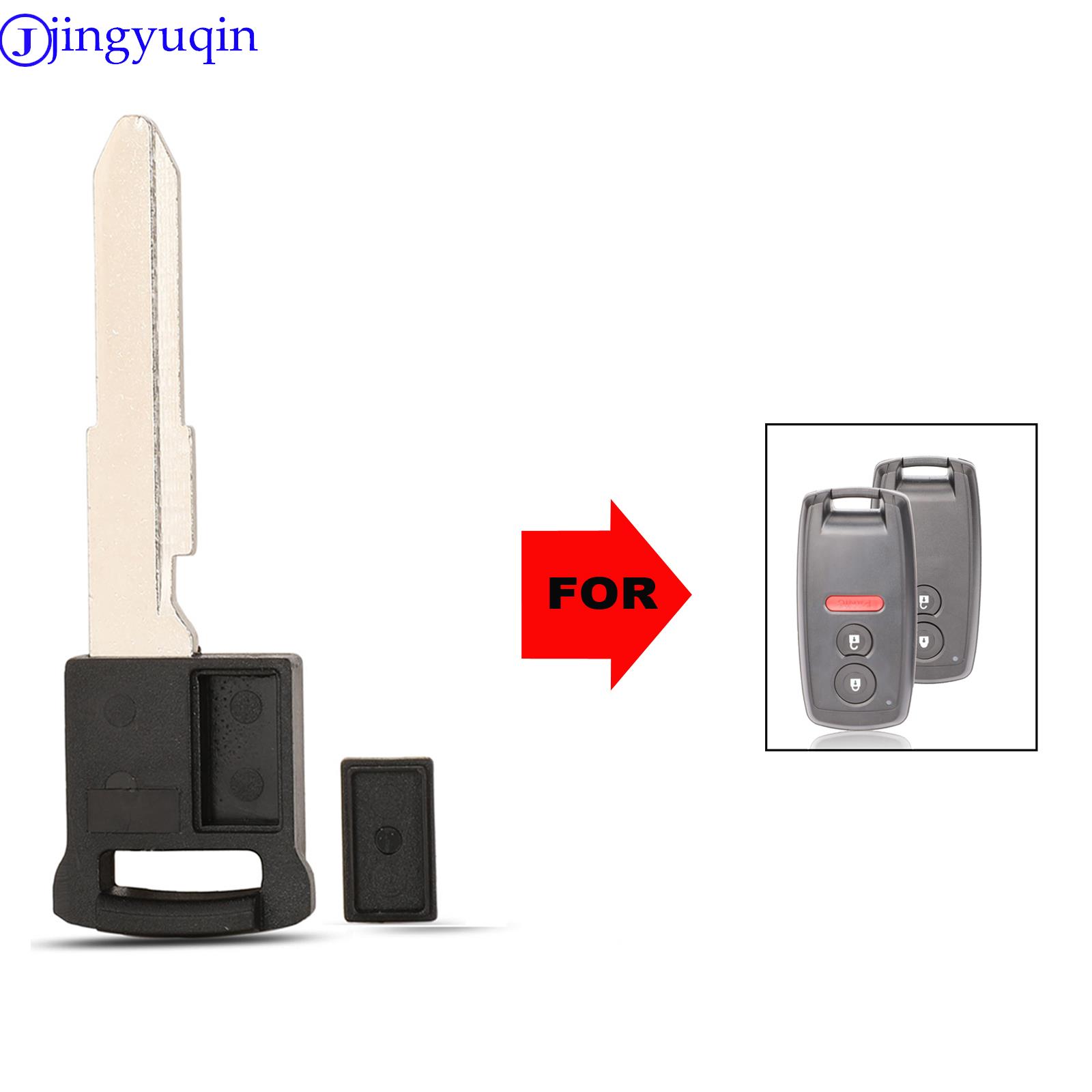 jingyuqin New Smart Card Insert Small Key Blade For Suzuki Swift SX4 Grand Vitara Remote Car Key Uncut Blank Replacement
