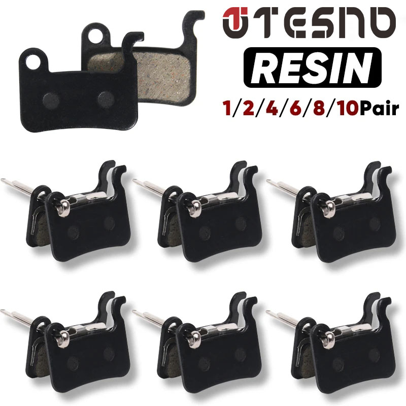 TESNO Bike Resin Disc Brake Pads - Wear-resistant Hydraulic Brake Pads Compatible with SHIMANO B01S/B03S/B05S MTB Parts
