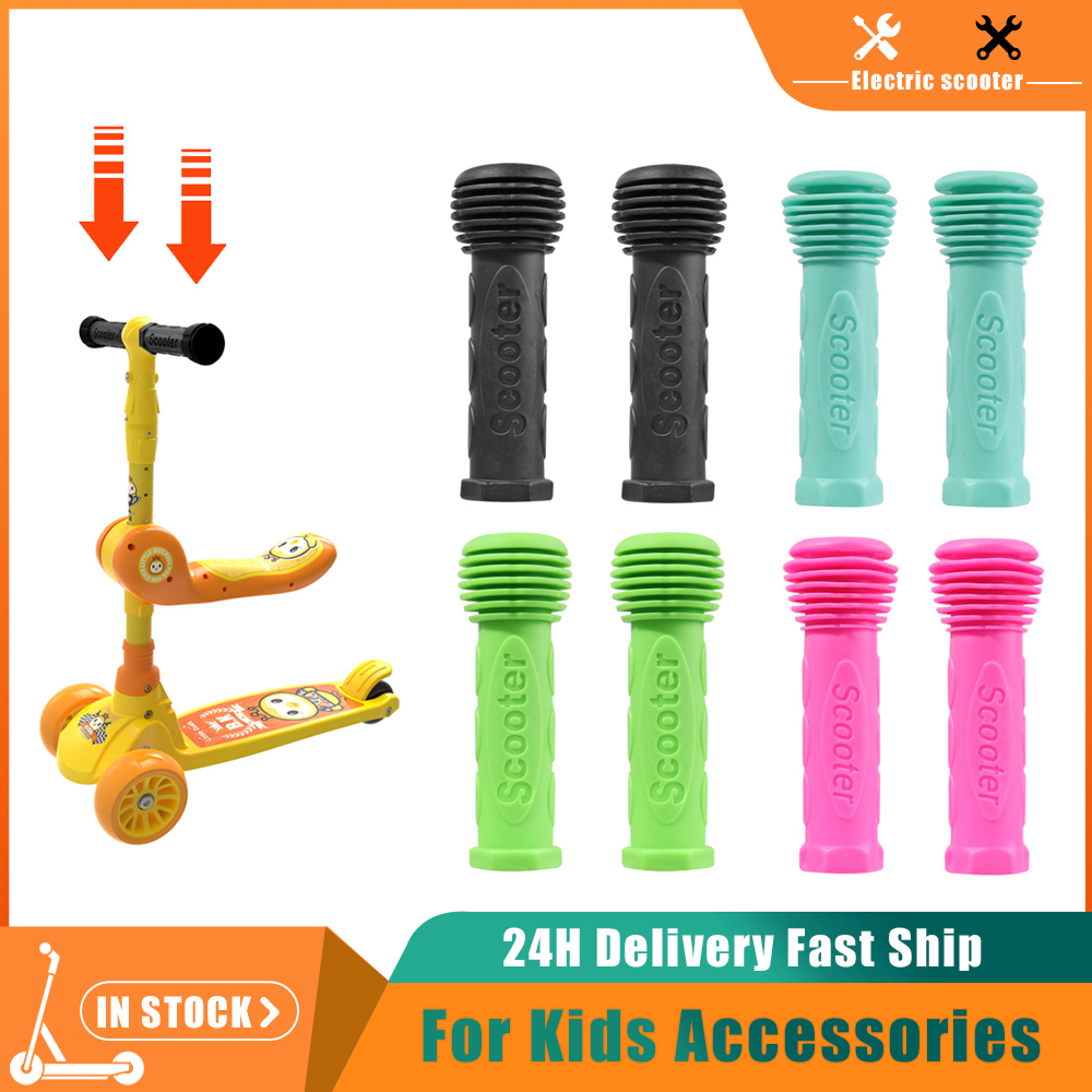 Kids No-Slip Soft Bike Handlebar Grips Universal for Bicyble, Scooter Cruiser, Balance Bikes, MTB, BMX Mountain Bicycle.