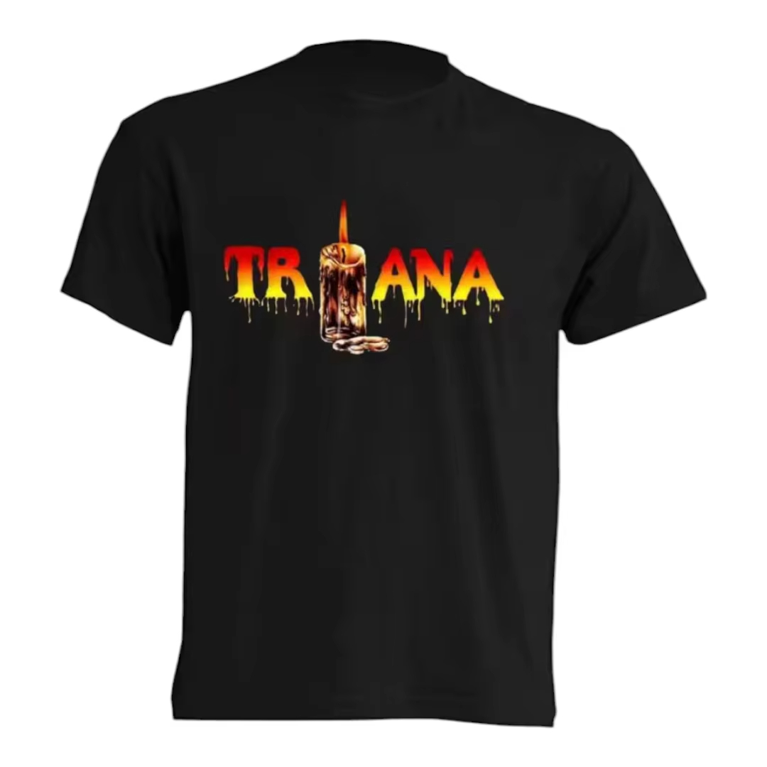 2026 new Summer Premium Triana Rock Spanish Sevilla Black Cotton Printed T-shirt Unisex Breathable Short Sleeves