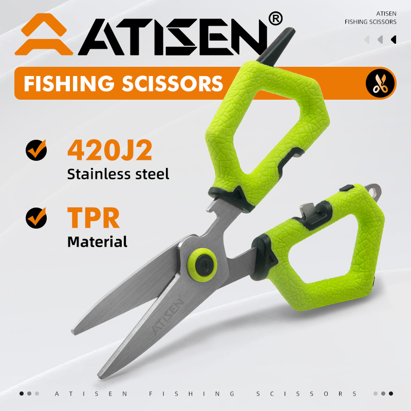 New Durable Fishing Pliers Multifunctional Outdoor Camping Line Scissors Stainless Steel Fish Mouth Pliers
