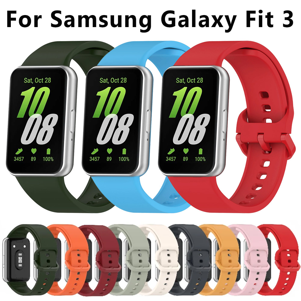 Official Sports Silicone Strap For Fit 3 Bracelet Comfortable Watchband Fit 3 Smartwatch Accessory