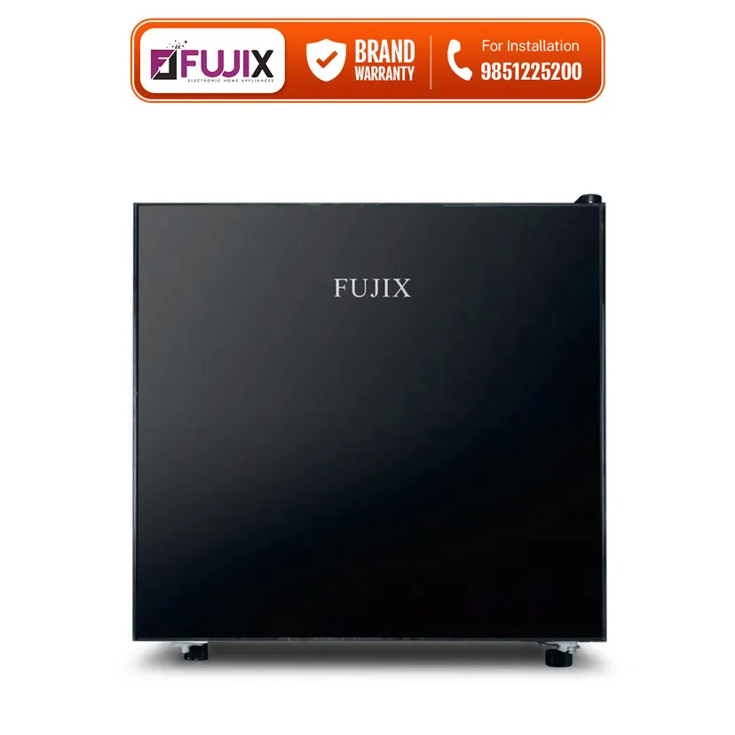 Fujix 60Liters Single Door Mini Refrigerator / CB-50/Crystal Black