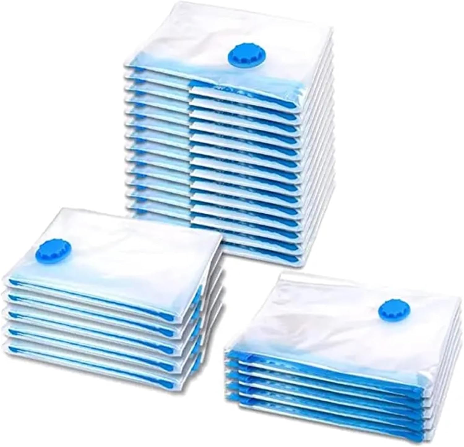 5 Pack Vacuum Storage Bags, Space Saver Bags Compression for Comforters and Blankets, Sealer Clothes Travel Packing Organizer