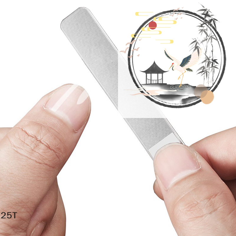 1pc Nano Glass Nail Files Professional Polishing Manicure Art Tool Washable Make Nails Brighten Easily Like Nail Polish