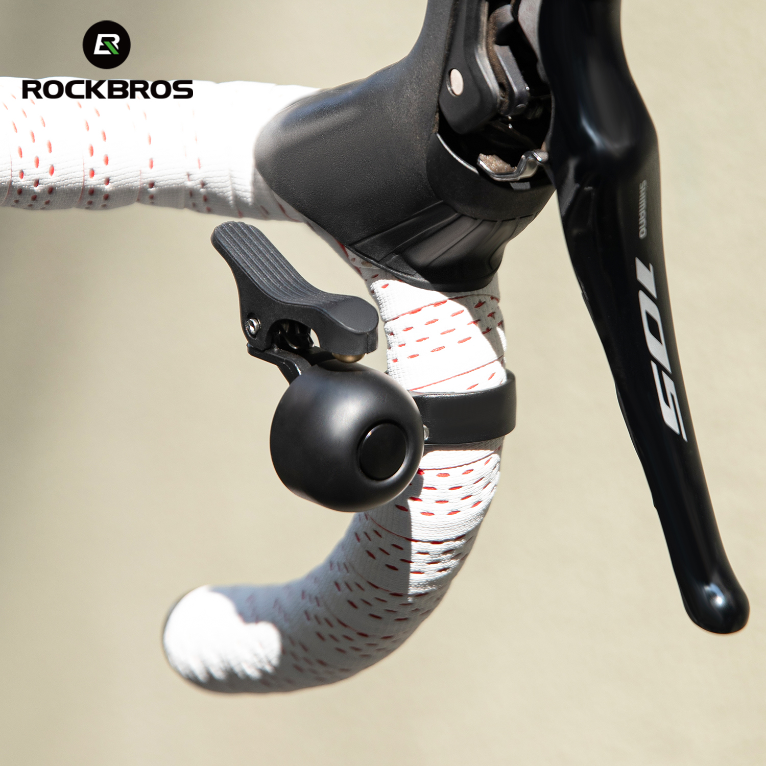 ROCKBROS Bicycle Bell MTB Mountain Road Bike Horn Bell Copper Warning High Decibel Clear Ring Bell Cycling Retro Crisp Bell