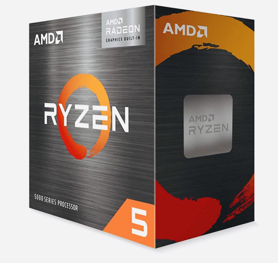 AMD Ryzen 5 5600G Box Seal Packed 6-Core 12-Thread Unlocked Desktop Processor with Radeon Graphics