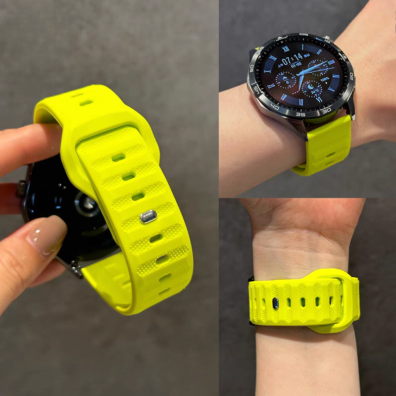 Silicone 22mm Strap For GT5 4 46mm WristStrapt for Watch GT5 4Pro 46mm GT2e GTR 4/GTS4 3 2 Breathable Band
