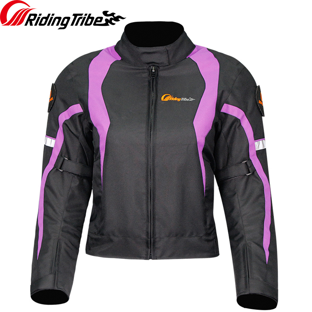 WOSAWE Woman Motorcycle Winter Jacket Thermal Windproof Clothing Body Riding Coat Built-in Soft Pads and Warm