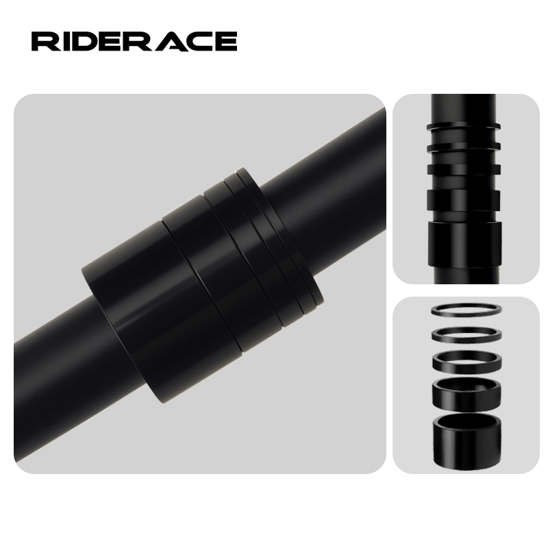 Bicycle Headset Spacer Aluminum Alloy For 28.6mm Bike Stem Washer Steerer Tube Fork Stem Height Adjust Ring For 2/3/5/10/20mm